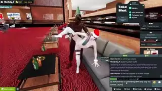 ديك رومي أبيض محشو لجزء عيد الميلاد
